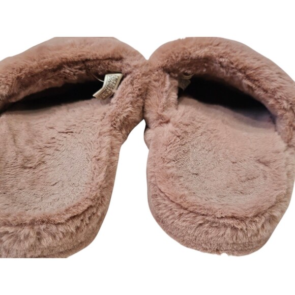 Vionic Cosmina Faux Fur Womens 9 Slip On Slide Slippers Cozy Comfort House Shoes - Picture 6 of 9
